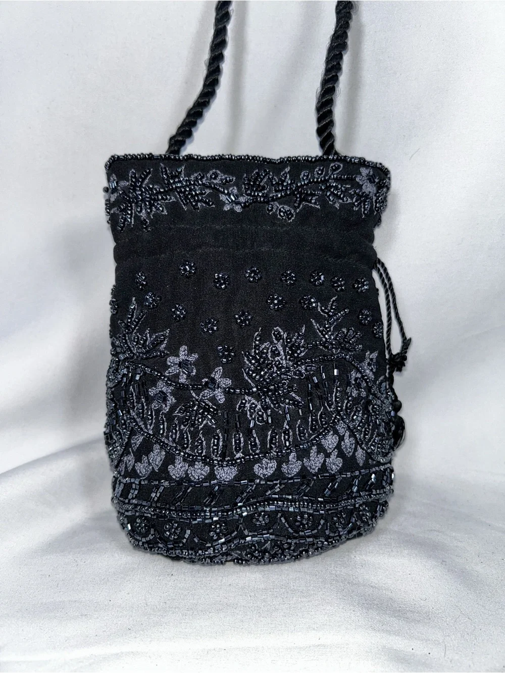 Vintage The Limited Handmade Beaded Formal Bag / Evening Pouch / Potli